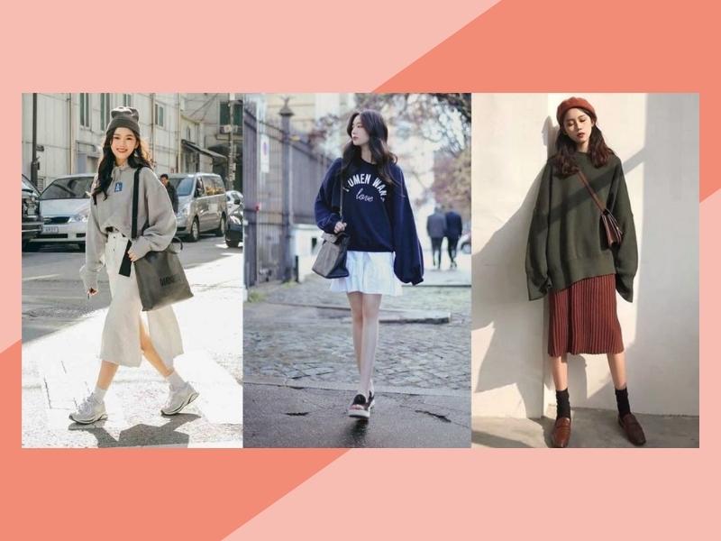 Áo hoodie oversized là item dễ mặc cho tất cả dáng người khác nhau