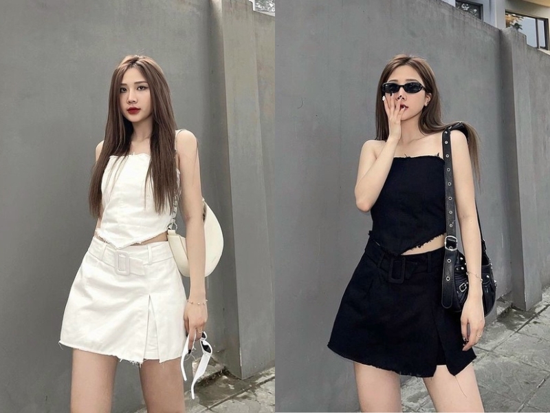 Mẫu váy trendy của _23.october (Nguồn: Shopee.vn)